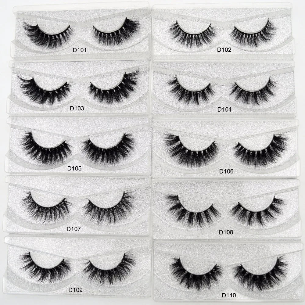 Visofree Eyelashes 3D Mink Lashes Handmade Full Strip Lashes Cruelty Free Luxury Mink Eyelashes Makeup Lash Maquiagem Faux Cils