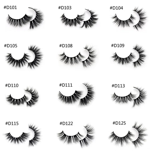 Visofree Eyelashes 3D Mink Lashes Handmade Full Strip Lashes Cruelty Free Luxury Mink Eyelashes Makeup Lash Maquiagem Faux Cils